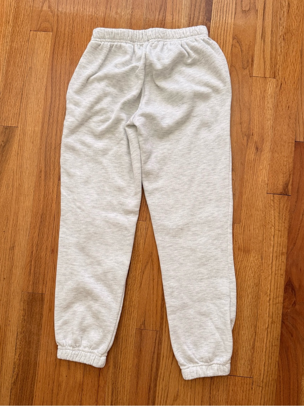 Grey stretch fleece sweatpants - Picture 2 of 4